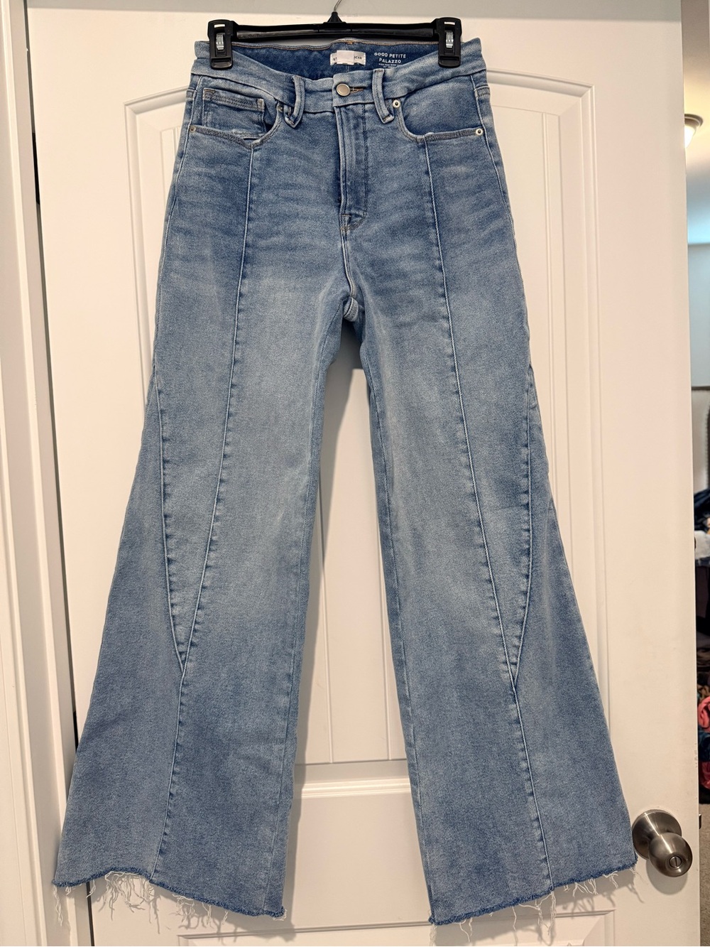 Good American Good Petite Palazzo Jeans